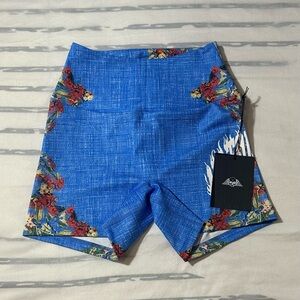 Civil Regime x No Tomorrow floral Blue women's Shorts size small